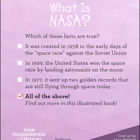 What is NASA?-BRAND NEW, Last ONE